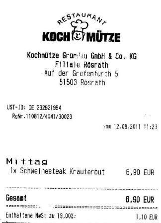 rsdk Hffner Kochmtze Restaurant